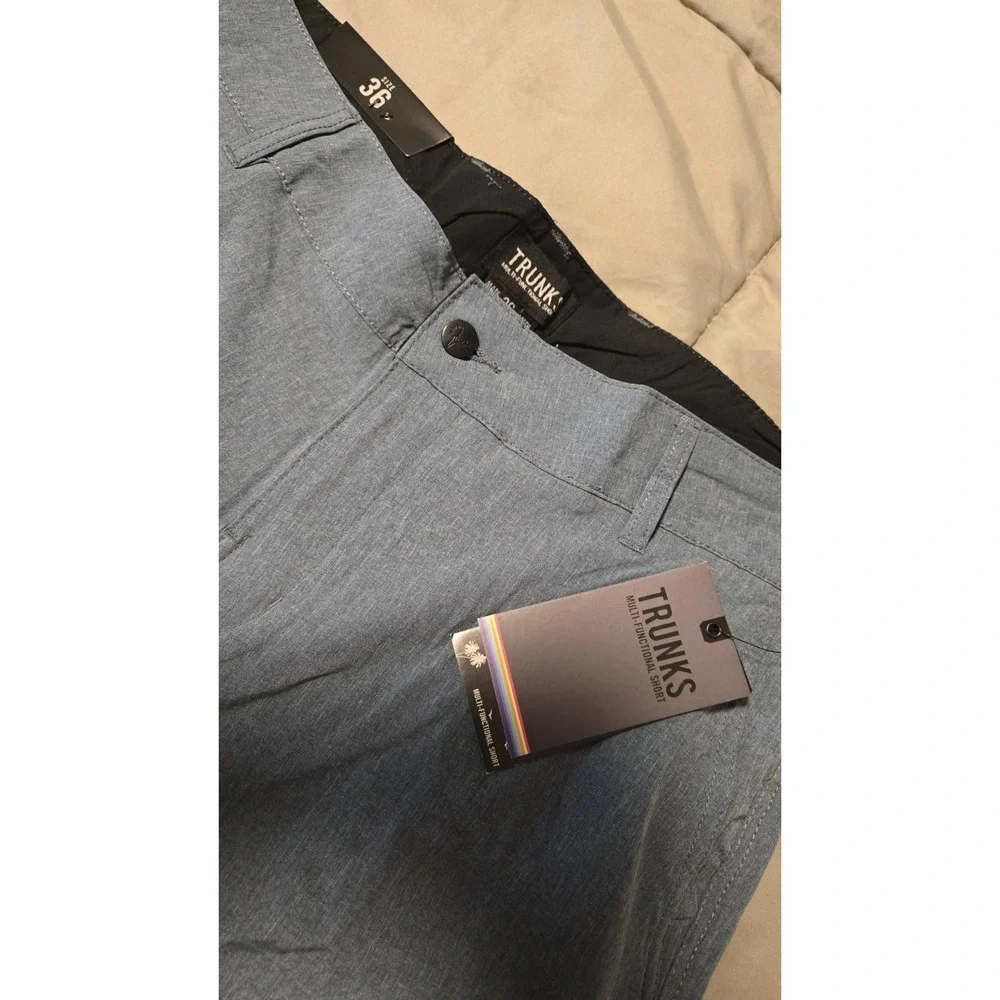 Mens TRUNKS Heather Blue Size 36